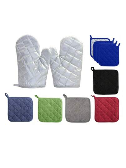 1/2/4 件装厨房清洁用隔热垫，厨房、台面、烤箱隔热垫，散装厨房耐热隔热垫套装