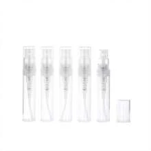 5pcs Transparent Plastic Perfume Spray Bottles - 2ml, 4ml, 5ml Travel Size Fine Mist Refillable Atomizers, Perfume Sample & DIY Packaging Bottles