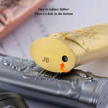 1 件/2 件金属打火机盒，3D 浮雕性感女士图案，耐用抗压防摔保护套，紧密贴合 BIC J6 打火机，是送给吸烟者、父亲、丈夫、男朋友、节日的完美礼物 - 不含打火机