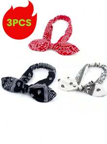 1 pezzo Fascia per capelli vintage da donna con motivo paisley intrecciata elastica/foulard per capelli/turbante fascia assorbente