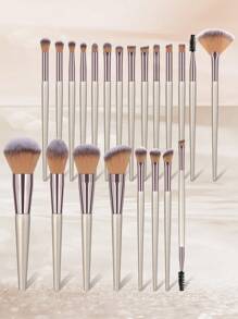 [Champagne Gold ]14-22-25-30 Pcs Makeup Brush Sets Premium Synthetic Hair Eyeshadow Blending Brush Sets Cosmetics Tools