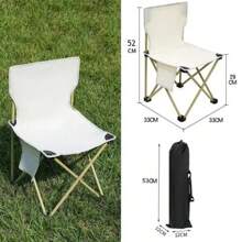 Lafuma Mobilier Compact Folding Chair Portable Folding Camping Chair With Side Pocket Outdoor Oxford Cloth Chairs Beach Fishing Chair Travel Hiking Picnic Seat Tools Outdoor Foldable Chair Portable Fishing Chair Art Student Backrest Adult