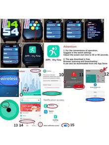 Đồng hồ thông minh màn hình cảm ứng độ nét cao toàn màn hình 1,85" MỚI 2025 dành cho nam và nữ, thực hiện/nhận cuộc gọi, theo dõi bước chân, nhiều chế độ thể thao, thông báo cuộc gọi và tin nhắn, tương thích với điện thoại Android/IOS - Bạc - Xem 8