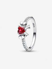 1pc S925 Lines Opening Adjustable Band Ring For Women Fashion Rhinestones Jewelry Gifts For Teen Girls Friend Family Fine Jewelry - 銀色 - 查看 31