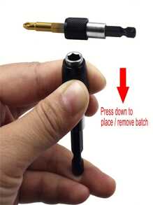 1 pezzo/3 pezzi porta-punte esagonali adattabili rapidi, adattatore portalampada magnetico esteso, adattatore prolunga punta trapano con asta esagonale da 1/4" per punte da avvitatore, portapunte per dadi