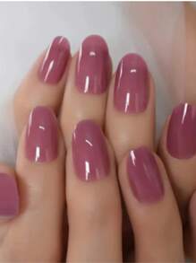 16pcs Red Semi Cured Gel Nail Strips, Spring/Summer Plain Self Adhesive Gel Nail Full Wraps, Need UV Lamp, Easy To Apply And Go Out, Suitable For Ladies DIY Nail Supplies Nail Stickers