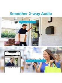 E27 Bulb Camera 1080P HD Night Vision Security Camera, Built-In 2 LED Lights Automatic Dual-Way Audio Tracking Camera, Wireless 360° Panoramic Auto Tracking Smart Home Camera