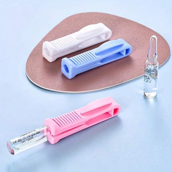 1 pièce Ouvre-ampoule léger - outil auxiliaire pour les infirmières, petite meule pour ouvrir en toute sécurité et efficacité les flacons d'ampoules en verre, outil de cassage de flacon de médicament