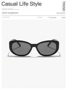 1 PC Women's Acrylic Casual Basic Cat Eye Fashion Eyewear For Holiday Outings, Clothing Accessories And Holiday Gifts For Summer Beach Vacation, Outdoor, Travel Preppy Style For Back To School