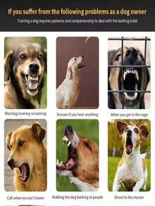 Doy训练项圈，电击止吠，绿色狗狗训练电击项圈，可充电狗狗电击项圈，带夜间LED灯，可调节尼龙带，蜂鸣震动，可充电防水狗狗训练项圈，适用于5-150磅的小型至大型犬，高级电子训练项圈 - 黑色 - 查看 7