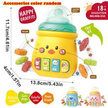 Interactive Singing & Light-Up Baby Bottle Toy - Chewable Teether For Newborn, Musical Bottle Gift Toy For Baby(Accessories Color Random) - Multicolor - View 7