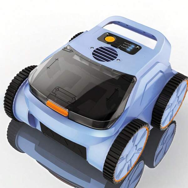 Seauto SAT 30 Poolroboter mit Akku, 150 Min. Kabellos Poolsauger Poolroboter Boden und Wand, Poolreiniger mit intelligenter Routenplanung, vollautomatische Boden-, Wasserlinien- & Wandreinigung, bis 200 ㎡