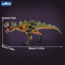 Juego de juguetes de dinosaurios gigantes, grandes juguetes de dinosaurios realistas para niños de 3 a 5 años - Regalos perfectos de dinosaurios para niños en cumpleaños - Figuras de juguete de dinosaurios con detalles pintados a mano - Figuras de dinosaurio gigantes