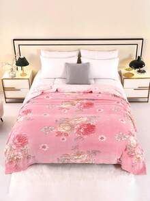 200*220CM Frazada De Felpa Suave Como La Nieve, Manta Versátil De Varios Tamaños,Suave Y Amistosa Con La Piel,Estilo De Lujo Ligero Para Dormitorio, Sofá, Siesta De Oficina Y Avión, Uso En Todas Las Estaciones - CRISANTEMO - Ver 1