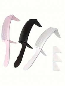 4 pezzi/set Pettine professionale per taglio capelli con design a S regolabile per posizionare i rasoi per capelli, strumento per parrucchieri, elementi essenziali da viaggio, acconciatura, parrucchiere, capelli, viaggio, prodotti per capelli, strumenti per capelli, accessori per capelli, barbiere, accessori da barbiere, barberia, attrezzatura per parrucchieri