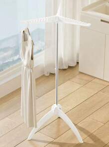 1pc Folding Clothes Drying Rack, Small Freestanding Collapsible Indoor/Balcony Laundry Hanging Rack
