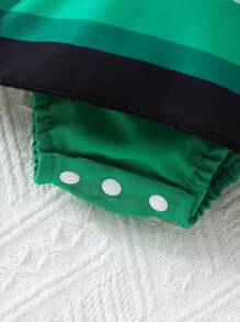 Set de 2 piezas vestimenta de verano para bebés niñas con mono informal y gorro con estampado de sandía