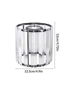 1pc Luxury Lamp Shade, Compatible With E27/E14 Bulb Base, Suitable For Living Room, Bedroom, Dining Room, Home Decoration, Hotel, Table Lamp Shade, Wall Lamp Shade, Pendant Light Shade, Rust-Resistant , Home Decor Light Accessories (1pc E27 To E14 Adaptor Included)