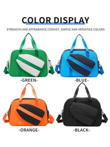 Pickleball Bag, Pickleball Bag With Shoe Compartment, Unisex, Large Capacity Pickleball Racket Bag, Gifts For Men, Gifts For Women, Gifts For Teens - Multicolor - View 7