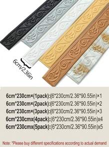 GORGECRAFT Flowers Peel And Stick 3D Foam Wall Sideboard Self Adhesive Wallpaper Frame Flexible Base Decoration Mirror Frame Sticky Decoration Wall Line For DIY Decoration Of Family Hotel,Skirting Board Self-Adhesive Wall Corner Decoration European Style Living Room Floor Line Self-Adhesive 3D Decorative Strip Bedroom Room Decor Home Decor Wallpapers Wall Paper Bathroom Kitchen Wall Stickers Wall Decor Wall Sticker