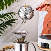 1pc Tea Kettles, Kettle Campicoffee Pot Narrow Drip Kettle Drip Coffee Kettle - Multicolor - View 5