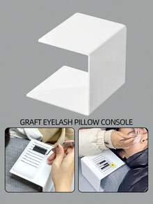 klimonla U-Shaped Eyelash Extension Pillow, Soft Plush Eyelash Pillow With Anti-Slip Particles On The Bottom - White - View 6