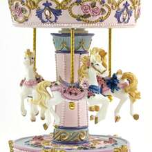 欧式旋转木马音乐盒，家居装饰，毕业礼物，生日派对，母亲节礼物 - 彩色 - 查看 6