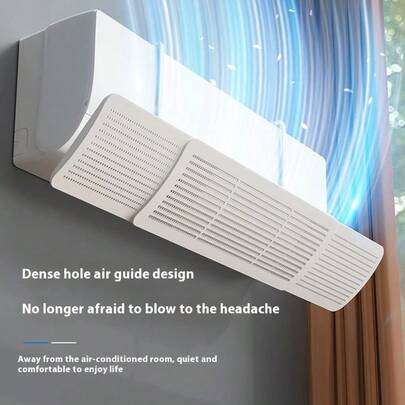 The New Air Conditioner Baffle Is A Three-In-One, Retractable, No-Installation, Wall-Mounted Anti-Direct Blowing Windproof Cover And Air Outlet Windproof Plate