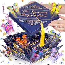 全新四面体爆炸盒 3D 纸质糖果饼干零食礼品包装盒 适用于派对装饰