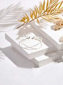 Anneau d'orteil minimaliste en ligne croisée S925, bijou de pied géométrique, cadeau pour l'amant, les amis ou la petite amie, convient pour le port quotidien, les voyages, les fêtes sur la plage, bijoux de luxe pour femmes