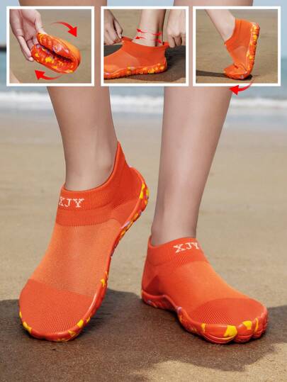 Neue atmungsaktive Wasserschuhe für Kinder zum Baden, Schwimmen, Outdoor-Aktivitäten, rutschfest und bequem zum Anziehen