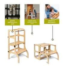 Sgabelli per bambini - Legno - Visualizzare 3