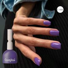 Set di smalti gel per unghie Camila in viola e blu, 6 colori da 14g/15ml ciascuno, tra cui lilla chiaro, azzurro pastello, lavanda estivo, blu ghiaccio, kit per manicure fai-da-te con smalto gel da imbibire, adatto all'uso domestico e per salone di bellezza per le donne.