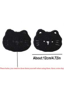 10/8/5/3/1pc Pet Hair Remover Washing Machine Reusable Pet-Hair Catcher Lint Remover Balls Set Cute Dog Cat Hair Collector Lint Fluff Catcher For Removing Washing Machine Clothes Cleaning Tool - Black - View 3