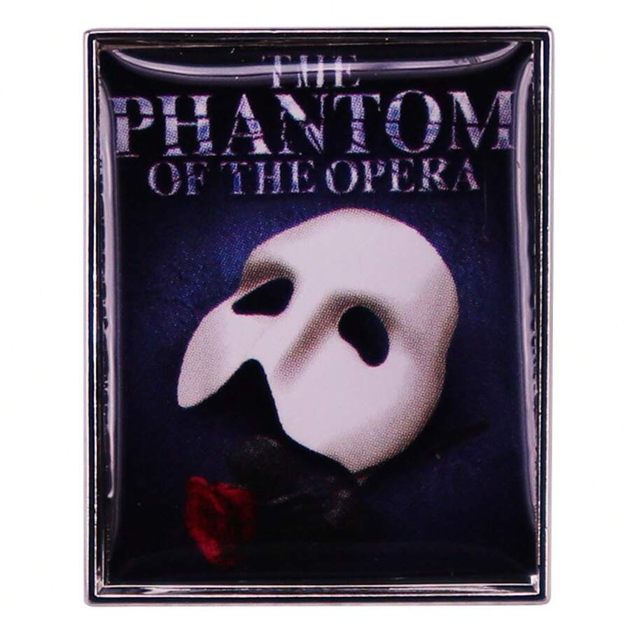 Musical Phantom Of The Opera Brooch Clothes Hat Pin Badge - Multicolor - View 1