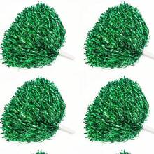 Pompons de majorette, boules de pompoms colorées avec poignée convenant aux compétitions sportives, représentations sur scène, festivals et fêtes - Multicolore - Voir 23