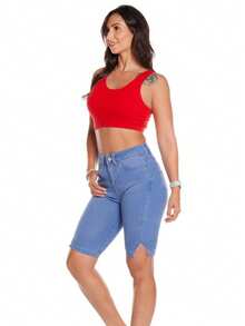 P J PINEDA JEANS Women Denim Shorts