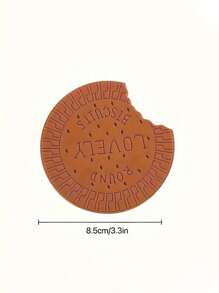 1pc Chocolate-Shaped/Bitten Cookie Sticky Notes With Matte Surface, Square Grid Pages, And Portable Chocolate Bar Shaped Notepad Design, Creative Mini Memo Pad With Chocolate And Cookie Scents, Chocolate-Shaped Memo Notes - Creative Sticky Notes For Reminders, Bookmarks, Office Supplies,School Supplies,Back To School