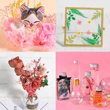 1 盒 DIY 永生花、环氧树脂填料，适用于 DIY 手工相册、环氧树脂珠宝模具、蜡烛、肥皂制作、美甲、DIY 工艺礼品用品、生日礼物