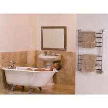 Warmrails Kensington Wall Mount Towel Warmer Chrome 39.5-Inch Height 23.5 Inch Wide - Plug In Or Direct Wire - Model HSKC - asPic - View 2