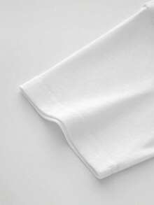 "ME IN BETWEEN" With "Mora Secret" Print 1Pcs All-Season Universal Men's T-Shirt - White - View 7