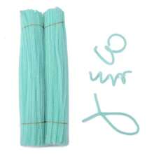 50/100/500 PCS Fluffy Chenille Stems For DIY Crafts 20 Vibrant Colors 12 Inch Fuzzy Pipe Cleaners Dense Twisted Yarn For Creative Art Projects Handmade Toys And Decorations