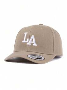 1pc,Women's Letter LA, Los Angeles, 3D Embroidered Baseball Cap,Baseball Game Fits,Basketball,Fall Fits,Sports Style,American Spirit,90's Outfit,Bright Colors For Men And Women,Sports Hip-Hop Cap, Adjustable Outdoor Sun,Protection Casual Cap For Spring & Autumn Travels, Parties And Beach,Y2k Style Youth Hat
