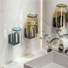 Juego de 2 piezas/4 piezas de Soporte multiusos para tapa de olla sin taladrar, organizador de cocina multifuncional, soporte de pared para tabla de cortar y almacenamiento de tapas de olla. - Multicolor - Ver 3