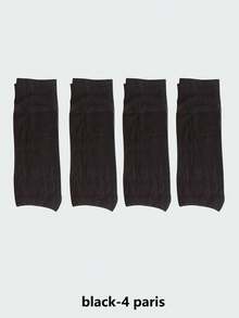 1/4/8 par przezroczystych skarpetek, cienkie skarpetki do kostki z odkrytymi palcami na lato, antypoślizgowe, oddychające, krótkie pończochy, modne i uniwersalne do codziennego noszenia, na jesień - Wielokolorowe - Zobacz 8