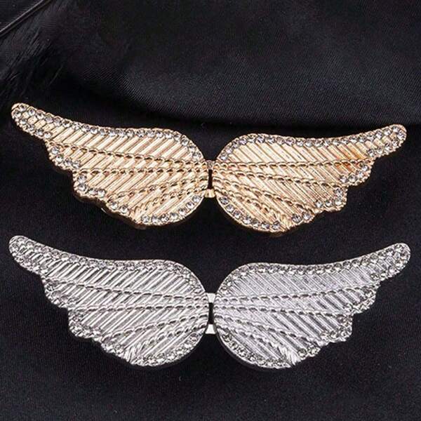 1Pair/2Pairs/4Pairs Of Waist Shaper Wing Buckles With Detachable No-Nail No-Sew Buckle For Jeans - Detachable Waistband Reducer,Belt