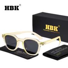 HBK HBK Herren TAC Polarisierte Brille TR90 Quadratischer Rahmen klassisch-lässige Mode neuer Stil Dekorative Lesebrille für Outdoor Urlaub Sport Angeln Reise Straßen Foto Party für Sommer Strand Urlaub, Outdoor, Reise