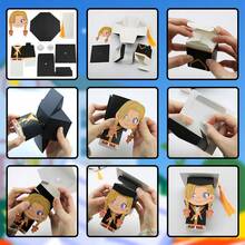 5/10/30 piezas Cajas de regalo para fiesta de graduación DIY, cajas con forma de birrete de graduación, cajas para dulces, cajas de embalaje de regalos para amigos - Multicolor - Ver 4