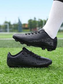 Men Football Outdoor Sports Student Professional Competition Training Shoes Long Spikes Shoes Exam Special Go With Leggings