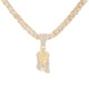 Cadena de tenis de oro